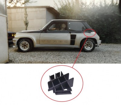 Grille NACA Renault 5 Turbo / Turbo 2 / Maxi