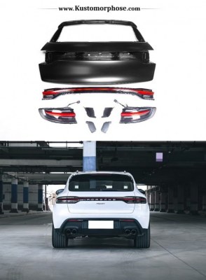 Hayon de Coffre arrière type Facelift look 2020 pour Porsche Macan 95 B 2014-2019