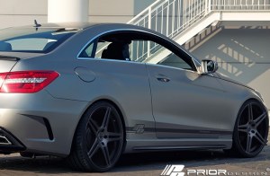 Bas de caisse Prior Design Mercedes classe E coupé look Black series 