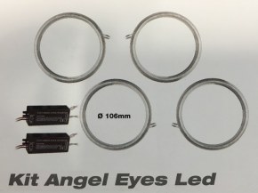 Kit angel eyes led CCFL - 106 mm universels 