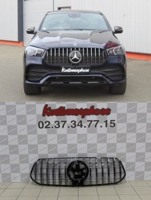 Calandre GT-R AMG Panamericana pour Mercedes GLE Facelift (W167/C167) 2019+ pour pare choc AMG line