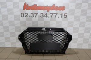 Grille calandre Audi A3 8V - look RS3 - Noir