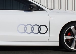 Paire de Logo de porte AUDI 