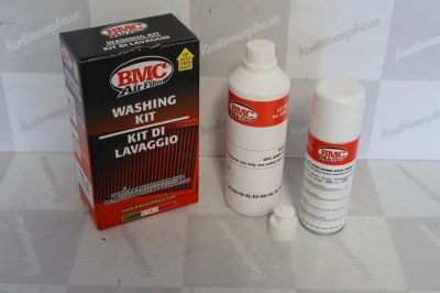 Kit nettoyant filtre BMC Detergent + huile en spray