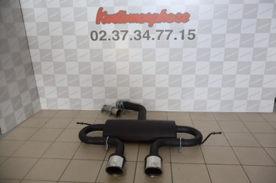 Silencieux arrière d’échappement sport – Acier aluminé noir  VW Beetle 5C Type 16 (2011–2019)