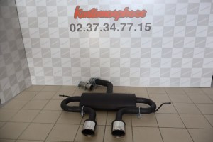 Silencieux arrière d’échappement sport – Acier aluminé noir  VW Beetle 5C Type 16 (2011–2019)