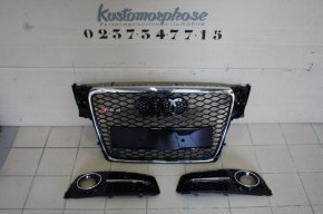 Kit calandre RS4 look + grille antibrouillard RS4 look