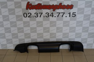 Diffuseur arrière noir LOOK M3 BMW E46 pour pare choc pack M 