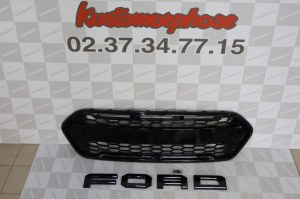 Calandre style Raptor noir brillant Ford Transit Custom 2018-2022