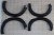 Élargisseurs d’ailes Noir Mat avec vis pour Ford Ranger T9 2023+