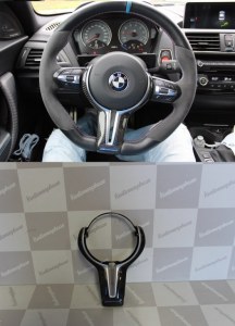 Insert volant carbone BMW M4 F82 F83 M3 F80