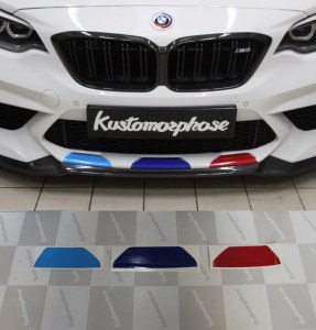 Kit autocollant de pare choc avant BMW F87 M2 Compétition