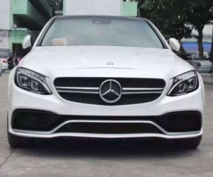PARE CHOC AVANT MERCEDES CLASSE C W205 C205 LOOK C63 AMG