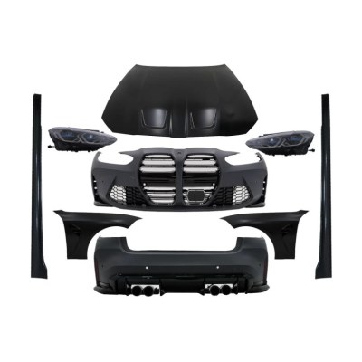 Kit carrosserie conversion avec phare avant led BMW Série 3 G20 → Look M3 G80