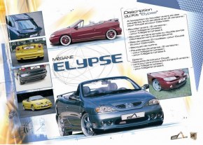 kit carrosserie "Elypse" Esquiss'Auto pour Renault Megane 1 1996 a 2002