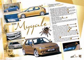 kit carrosserie "Mygale" Esquiss'Auto pour Peugeot 306 