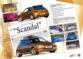 kit carrosserie large "Scandal" Esquiss'Auto pour Peugeot 306