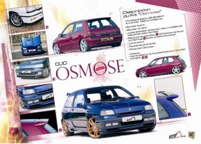 kit carrosserie "OSMOSE" Esquiss'Auto pour Renault Clio 1 16S et Williams