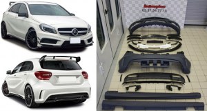 KIT CARROSSERIE POUR MERCEDES CLASSE A W176 A45 AMG 2012 à 2015