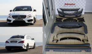 KIT CARROSSERIE POUR MERCEDES CLA W117 A45 AMG avec PDC AV et AR