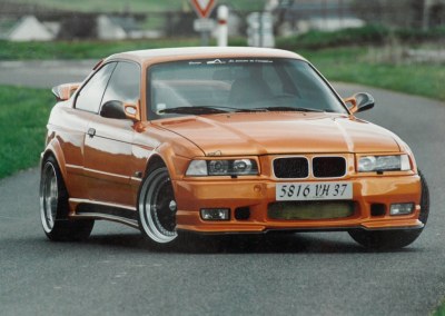 Lame a moustache pour pare choc  "RAFALE" Esquiss'Auto pour BMW E36 Coupé Cabriolet