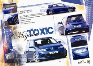 kit carrosserie "TOXIC" Esquiss'Auto pour Renault Megane 2 3 et 5 portes