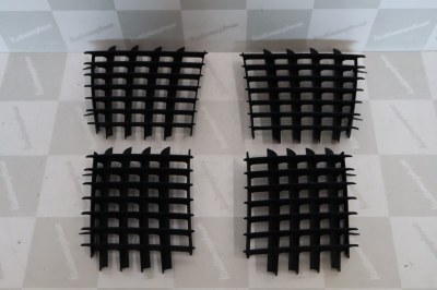 Kit complet de 4 grilles latérales Renault 5 Turbo / Turbo 2 / Maxi