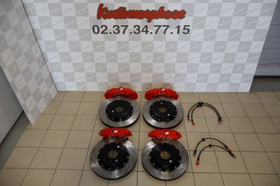Kit Gros freins avant 6 piston 380x34mm et arrière 4 piston 355x28mm