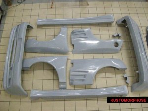 Kit carrosserie Maxi look turbo 2 pour super 5 gt turbo
