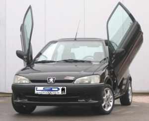 Kit porte lambo doors LSD pour peugeot 106 phase 2