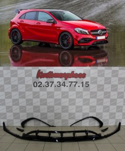 Kit rajout splitter pare choc avant Mercedes classe A W176 A45 AMG facelift 