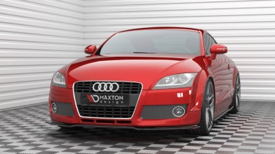 Lame de Pare-Choc Avant V.2 Audi TT 8J Finition Noir Brillant ABS 2006-2010