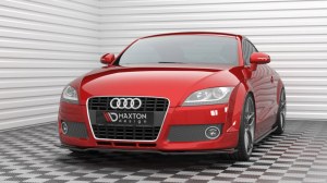 Lame de Pare-Choc Avant V.2 Audi TT 8J Finition Noir Brillant ABS 2006-2010