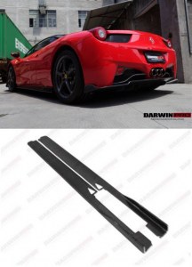 Lame de Bas de caisse carbone DarwinPro Ferrari 458 Italia