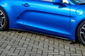 Lame de bas de caisse Clubsport noir brillant Alpine A110 / A110S