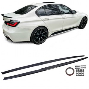  Lame de bas de caisse M Performance BMW serie 3 F30 F31 Pack M Noir Brillante