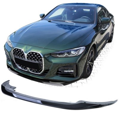 Lame de pare choc avant noir brillante BMW Série 4 G22 G23 G26 à partir de 20