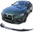 Lame de pare choc avant noir brillante BMW Série 4 G22 G23 G26 à partir de 20