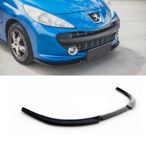 Lame de pare choc avant noir brillante  PEUGEOT 207 SPORT