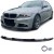 Lame de pare choc avant Noir Brillant Splitter BMW 3 E90 E91 Pack M 2008-2012