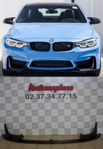 Lame pare choc avant + Splitter carbone M Performance BMW M4 F82 F83 M3 F80