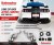 Ligne Cat-Back Active 4 Sorties avec Tube en H pour Ford Mustang GT & V6 (2015-2023)