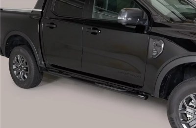 Marche Pieds Ovale Noir Ford Ranger Double Cab