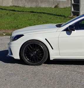 Aile avant Kustomorphose Mercedes classe E coupé / cabriolet C207 look Black series