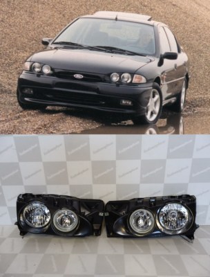 Kit double phare rond Morette Ford Mondeo Phase 1 