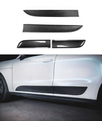 Moulure de porte side blades en Carbone Porsche Macan