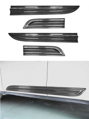 Moulure de porte side blades en Carbone Type GTS pour Porsche Macan