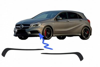 Splitters de pare choc avant Mercedes Classe A 45 AMG Aero