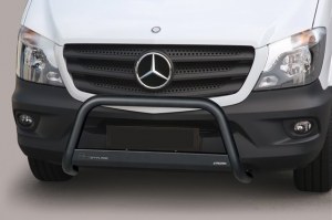 Pare Buffle Avant Inox Noir Mercedes Sprinter 2013-2018
