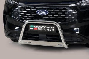 Pare-buffle Chrome avec barre Ford Transit Custom - 63mm